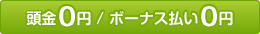 頭金0円/ボーナス払い0円